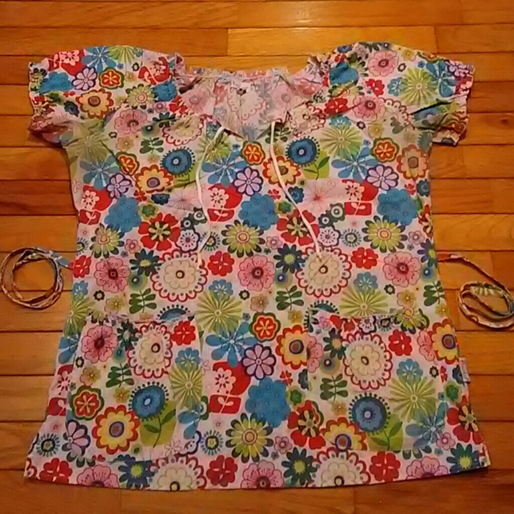 Womens scrub top